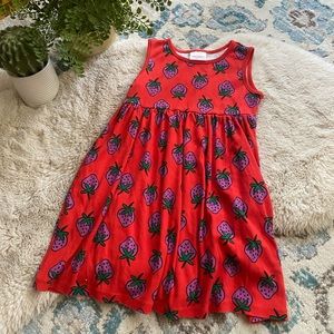 Hanna Andersson adorable Strawberry Dress 🍓 120cm Girl 6/7